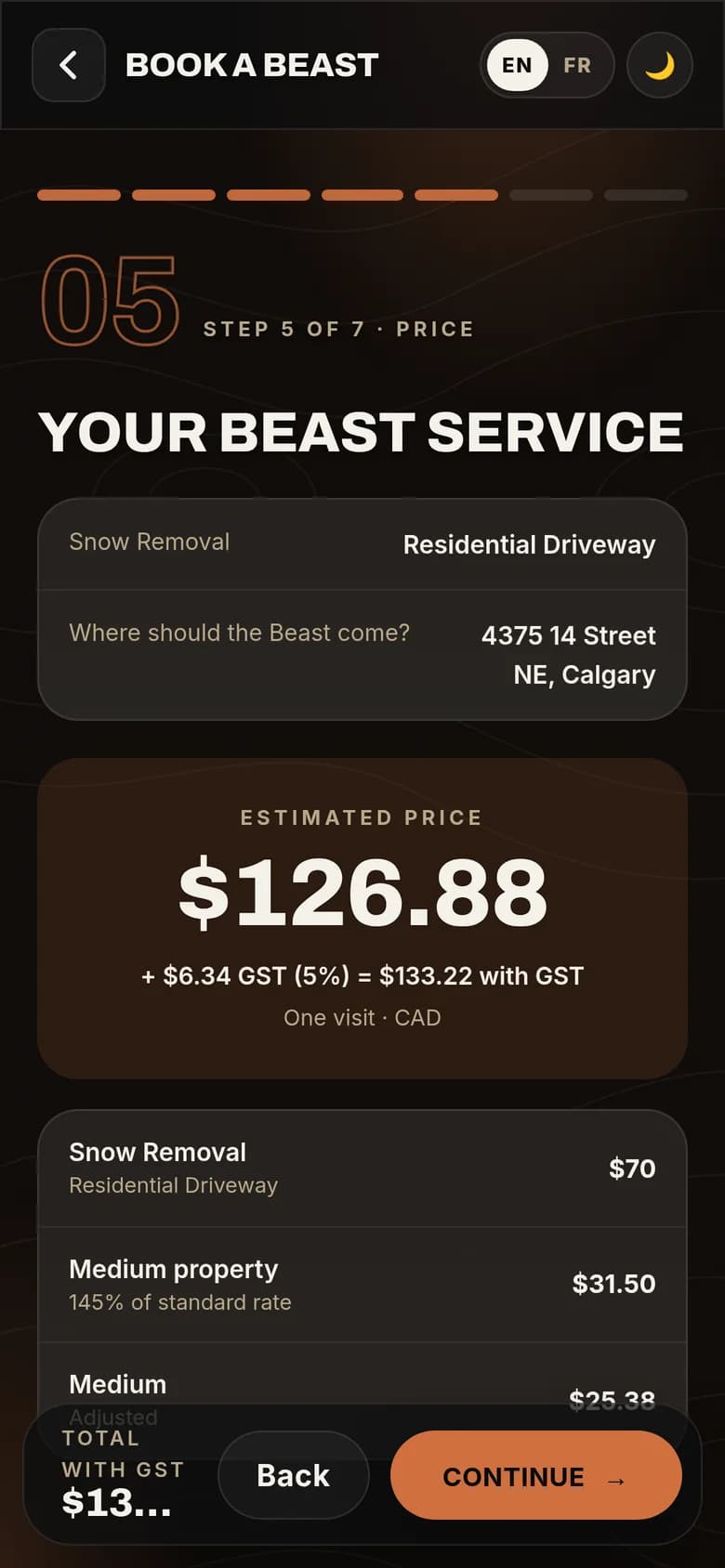Your price, shown before you book